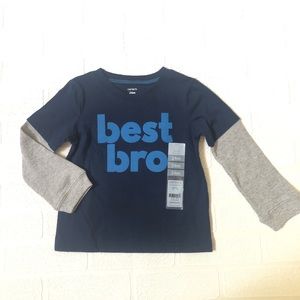 Carter's Shirts & Tops - NWT Carter’s Best Bro Shirt Carter's Shirts & Tops - NWT Carter’s Best Bro Shirt